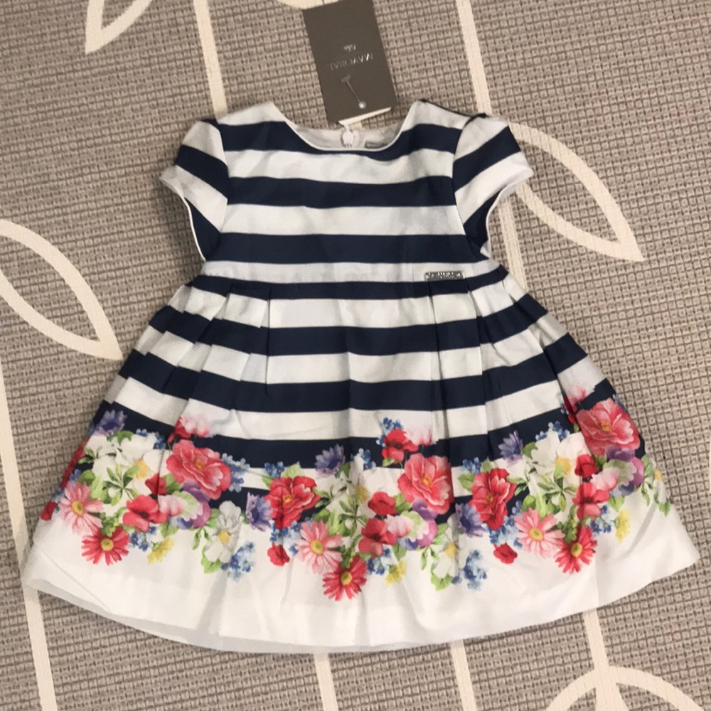 Adorable short sleeve dress by Mayoral